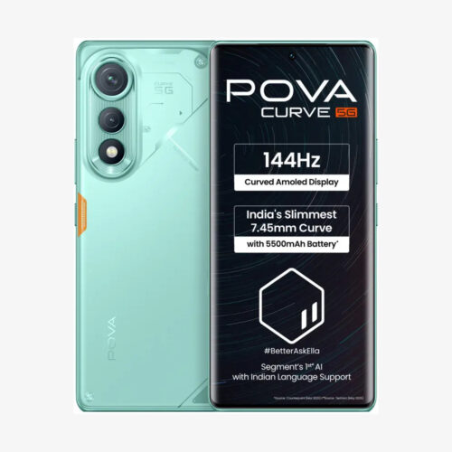 Tecno Pova Curve Neon Cyan