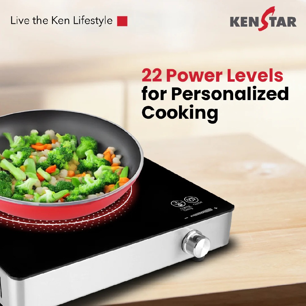 Kenstar 2200 W Induction Infra Zen Infrared Cooktop - Image 9